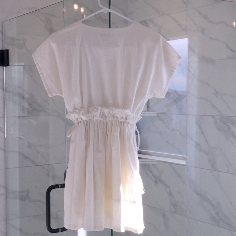 Seamsfriendly Boho Summer Gauze Cotton Button Down Dress Size S — image 5 of 8